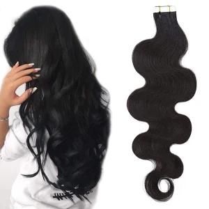 Body Wave Hair Tape in Human Hair Extensions