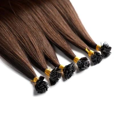 China Factory 100% Remy 1g Flat-Tip Human Hair Extensions.