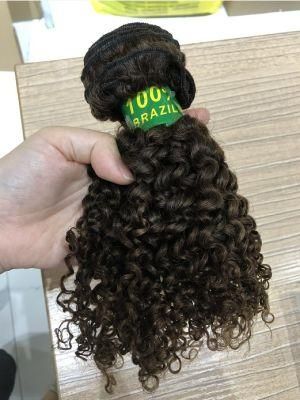 12 Inch Brown Human Hair Wigs Cuticle Aligned Indian Curly Hair