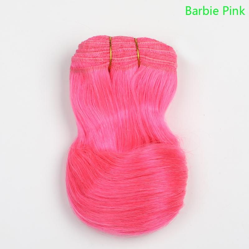 High Quality Clothing Doll Wig for America Girl Doll Wig Angora Wefts Goat Hair Cloth Doll Mohair Hair Weaving