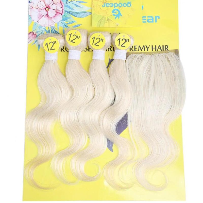 Various Colors Available Human Hair Bundles with Closure Pack Deal