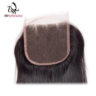 Alinybeauty Wholesale 100% Virgin Human Hair Lace Closure
