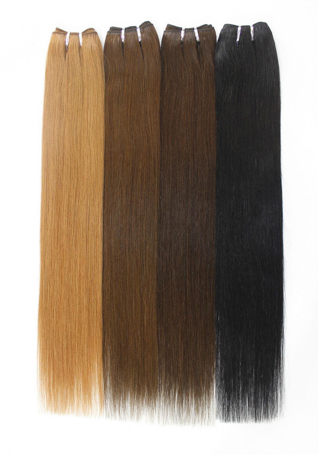 Straight Brazilian Human Hair Hair Bundles Black Blond Brown Color Remy Human Hair Weaving Bundles Extensions