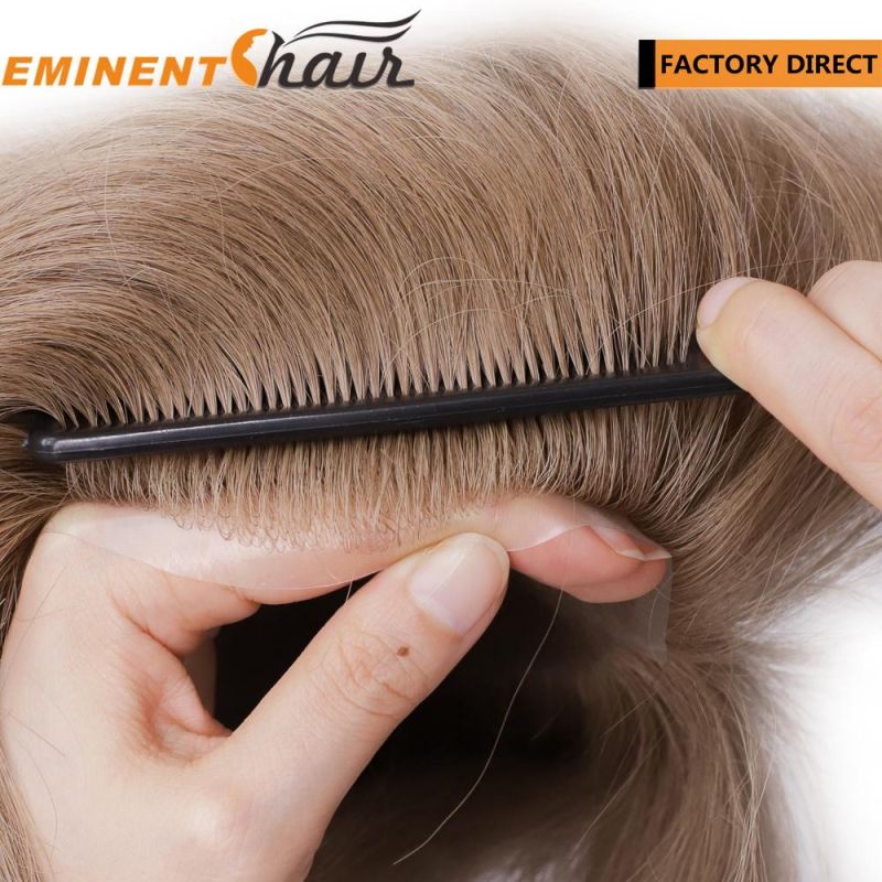 Factory Direct Virgin Hair Men′ S Skin Toupee