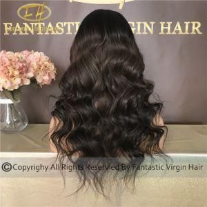 Wholesale Chinese Virgin/Remy Human Hair Full/Frontal Lace Wig with No Shedding