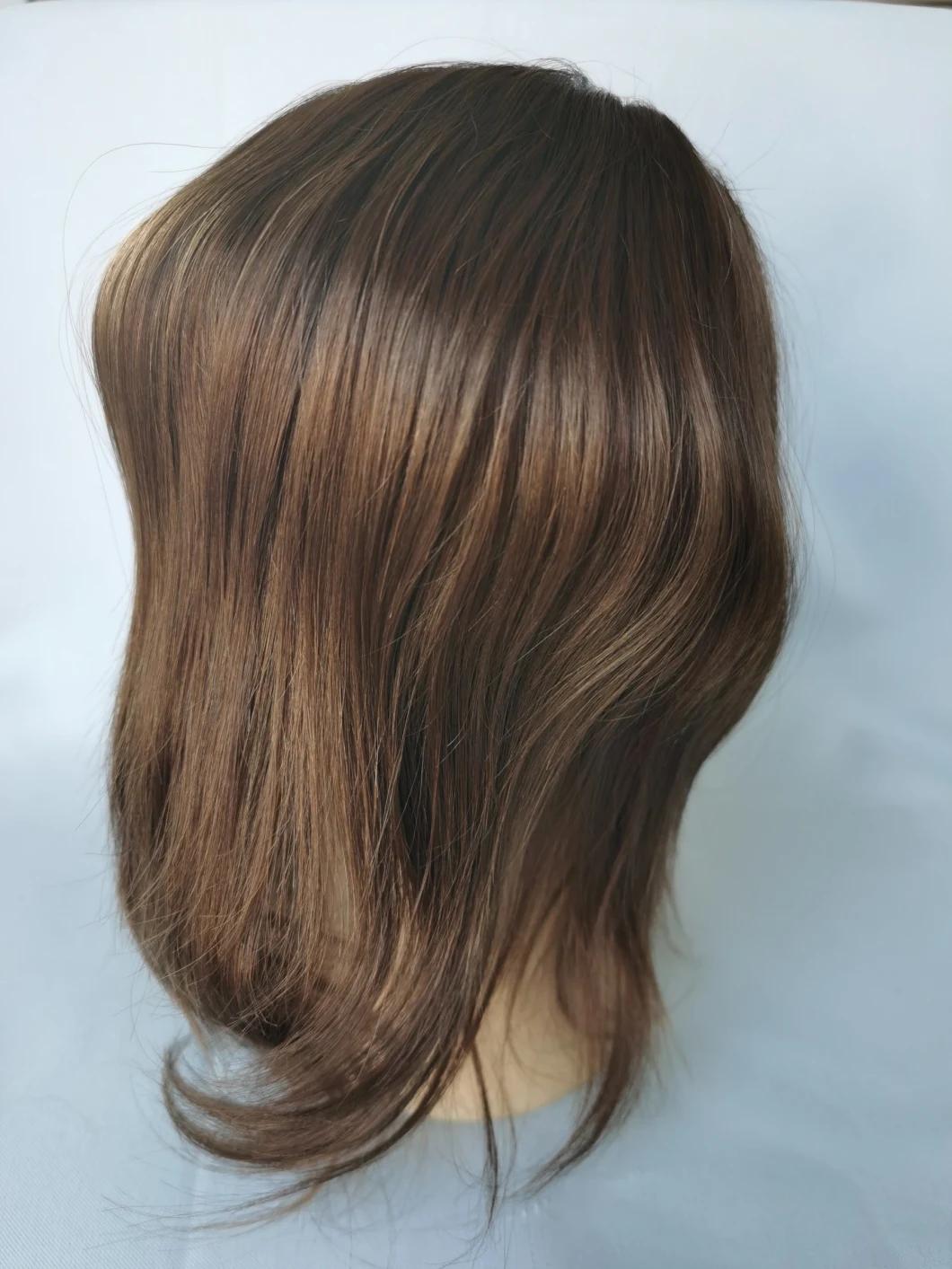 2022 Most Comfortable Silk Top Injected Lace Human Hair Wigs Made of Remy Human Hair
