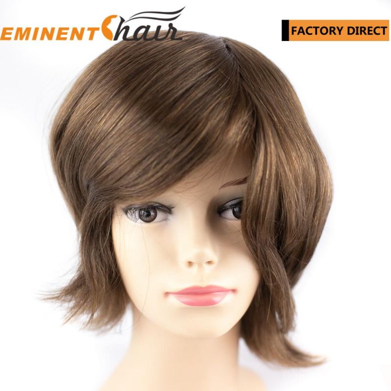 Natural Hairline Lace Front Ribbon Integration Women Hair Replacement System