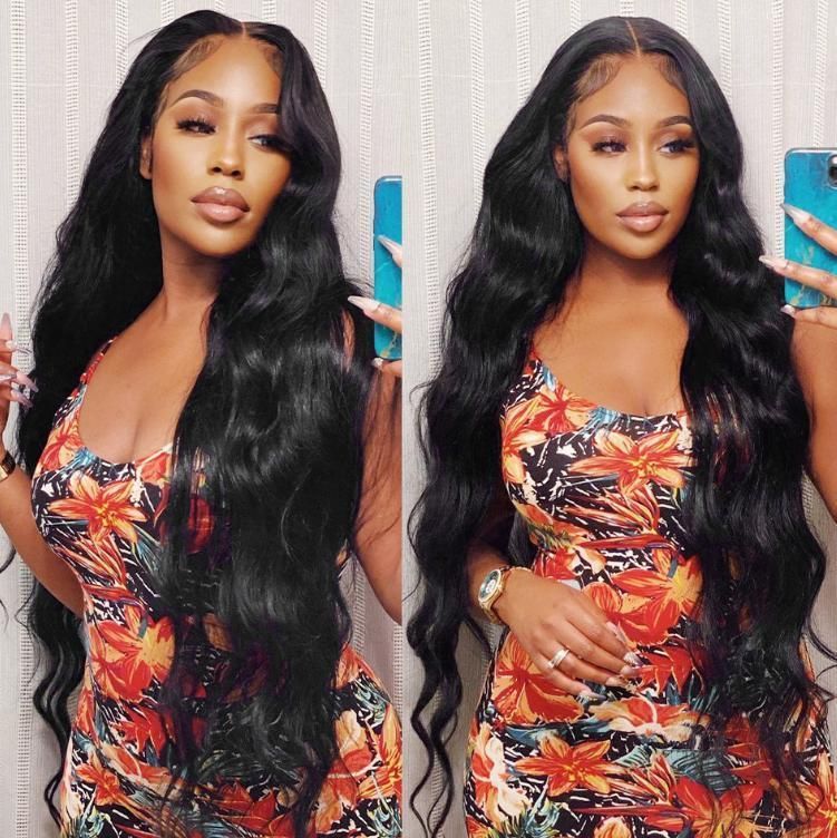 Elegant Breathable Body Wave 4X4 Lace Closure Free Part Wigs