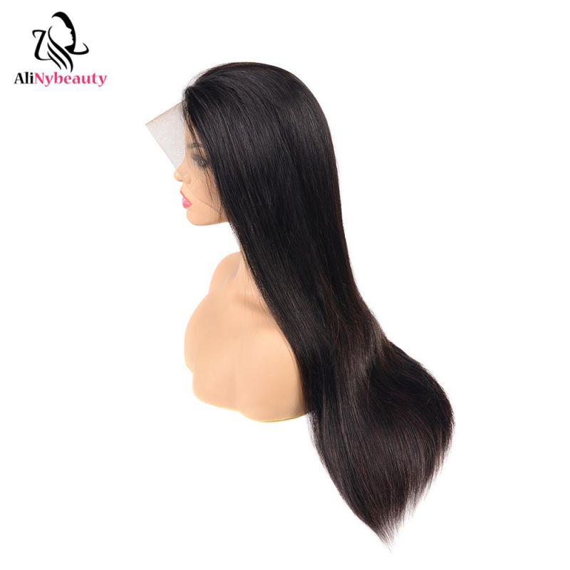 Wholesale Unprocessed 11A Natural Mink 100% Brazilian Virgin Cuticle Aligned Human Hair China Transparent Full Lace Wigs