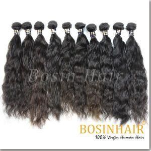 Aaaaa 100% Brazilian Virgin Remy Hair Extension Natural Wave (MH-BC30011)