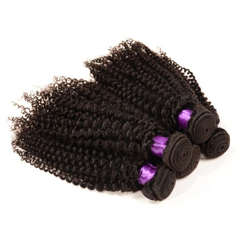 Fast Shipping Vrigin Brazilian Human Hair Weave, Brazilian Kinky Curly Hair 3PCS, Afro Kinky Curly Human Hair