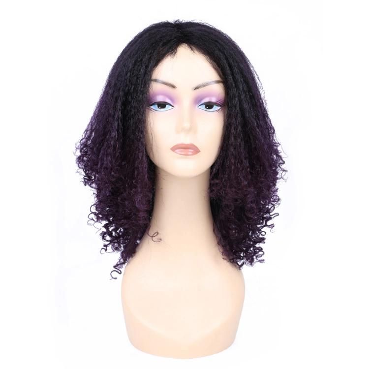 Wholesale Afro Yaki Kinky Curly Synthetic Hair Wigs