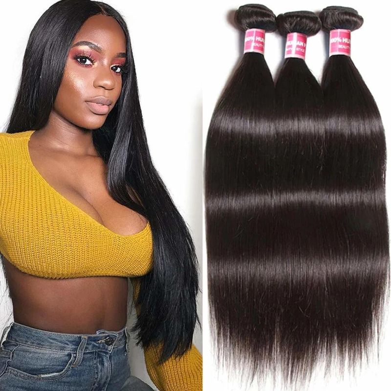 Kbeth Bone Straight Human Hair Extension for Black Women 8inch -50 Inch Peruvian 100% Virgin Fresh Bouncy Straight Brazilian Customized Human Hair Bundle Vendor