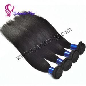 Sylandawigs #1b Malaysian Straight Hair Weft Bundles 3PCS/Pack Human Hair Weave Hair Bundles with Free Shipping