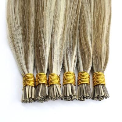 I Tip Hair Extensions Pre Bonded Hair Machine Remy Fusion Hair 14-24 Inch 40g/80g Straight 100% Human Hair