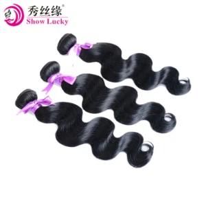 High Quality 10A Synthetic Hair Extension Black High Temperature Fiber Body Wave Hair Weaving for Women
