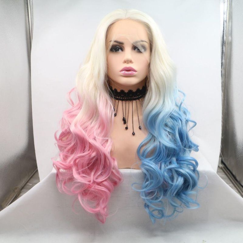 Wholesale Synthetic Afro Wigs Blond Bob Wig Fiber Hair Wig