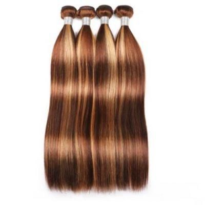 Human Hair Bundles Ombre Brazilian Hair Colored Virgin Remy Hair Bundles 12inches