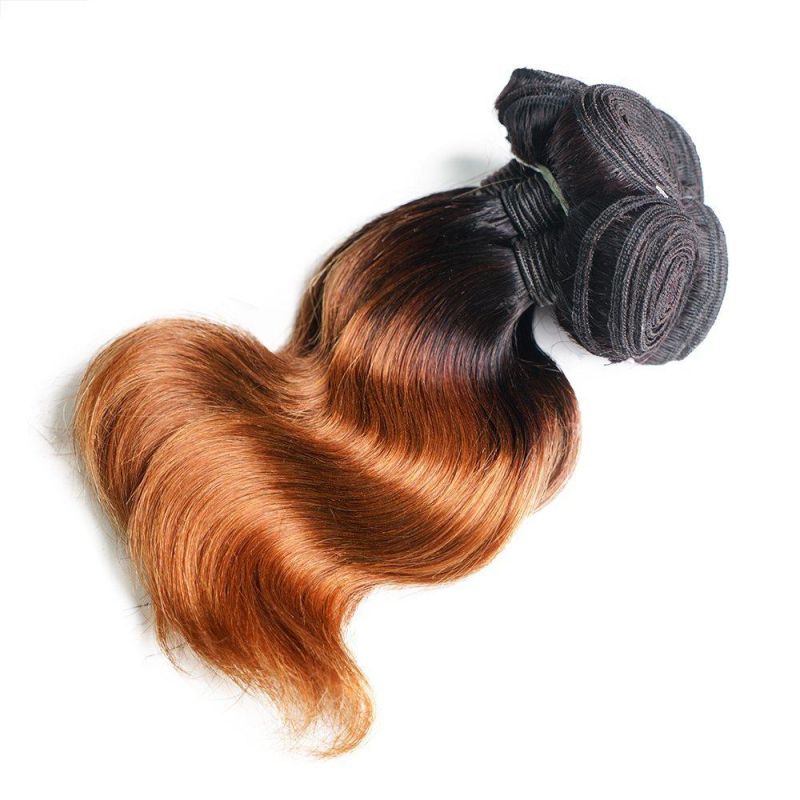 Human Hair Bundles Brazilian Human Hair Weave Ombre Hair Extensions