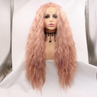 High Quality Hair Lace Front Wig Synthetic Colorful Hairstyle
