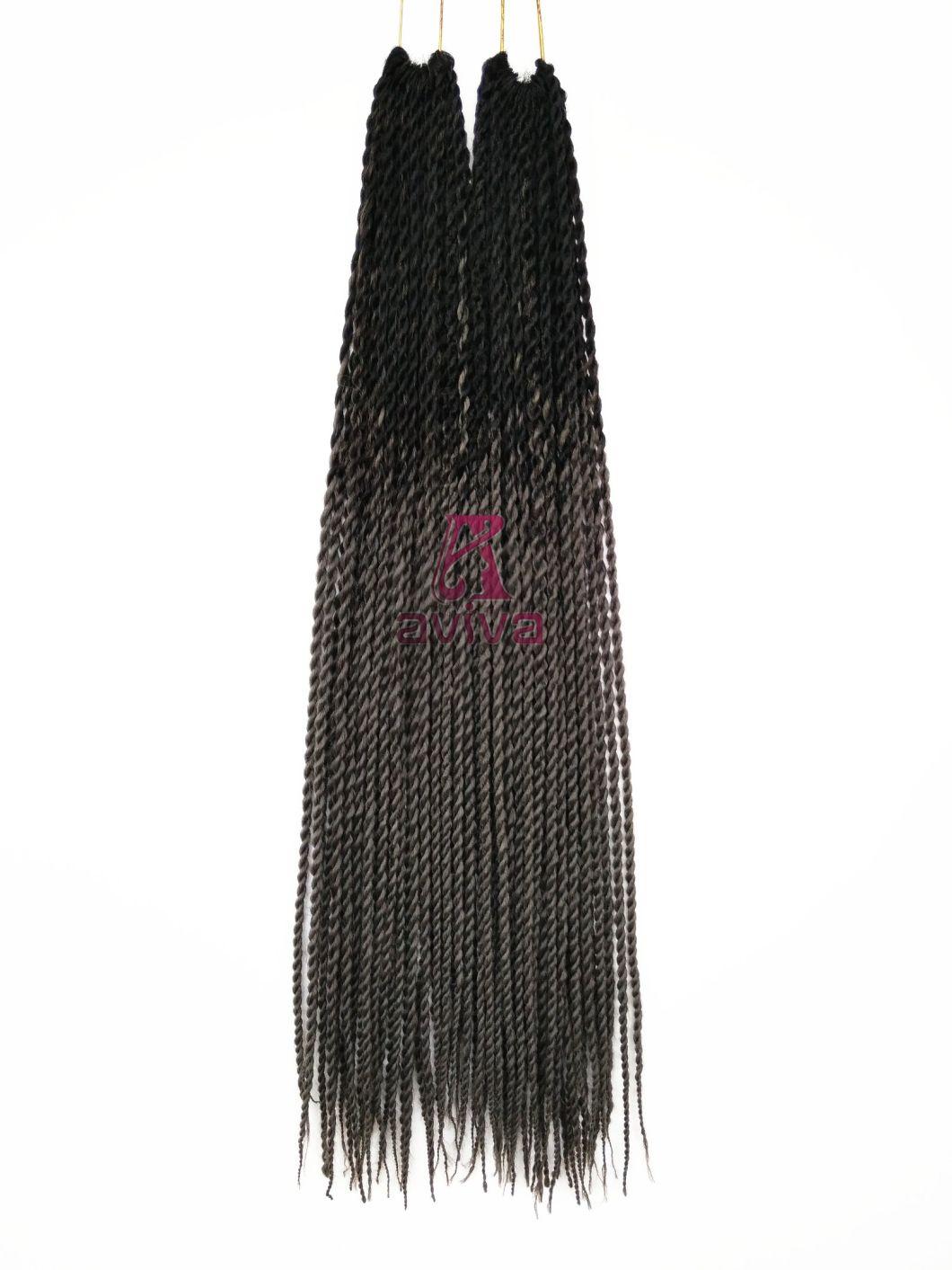 Synthetic Hair Kanekalon Twist Braiding Hair Extensions 24"/30 Strands Crochet Hair Braids