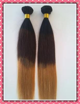 Quality Human Hair Weave Three Tone Color Straight20&quot; Unprocessed Virgin Brazilian Hair