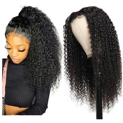Kbeth Free Sample Drop Shipping Pre Plucked 100% Cuticle Aligned Brazilian Kinky Curly Virgin Human Hair Lace Front Wigs Wholesale