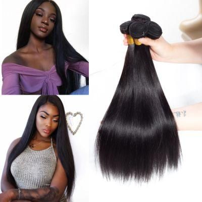 Peruvian Virgin Straight Human Hair Bundles Unprocessed Human Hair Weft