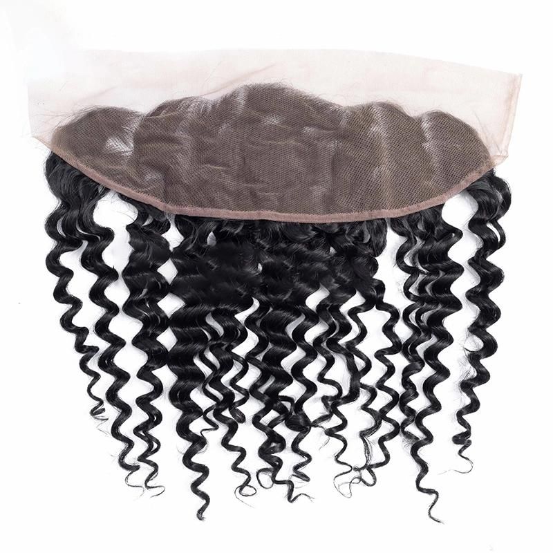 Wholesale Virgin Remy Brazilian Hair 13*4 Lace Frontal Kinky Curly