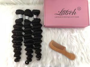 Deep Wave Brazilian Weave Bundles with Natural Color