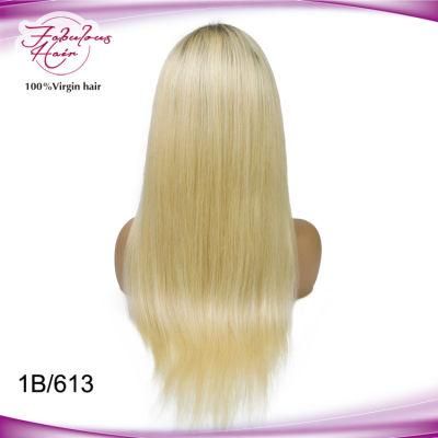 Swiss Lace Brazilian 1b 613 Full Lace Wig Human Hair
