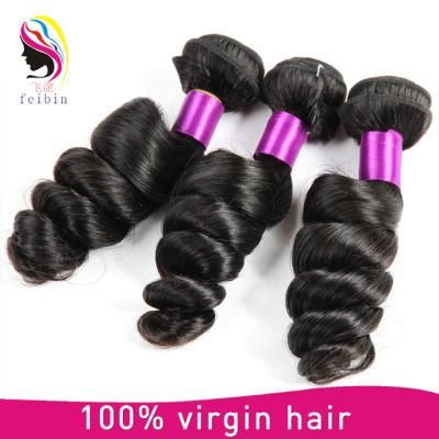 Factory Supply Unprocessed Raw Indian Hair Wholesale Loose Wave 100% Human Virgin Indian Hair