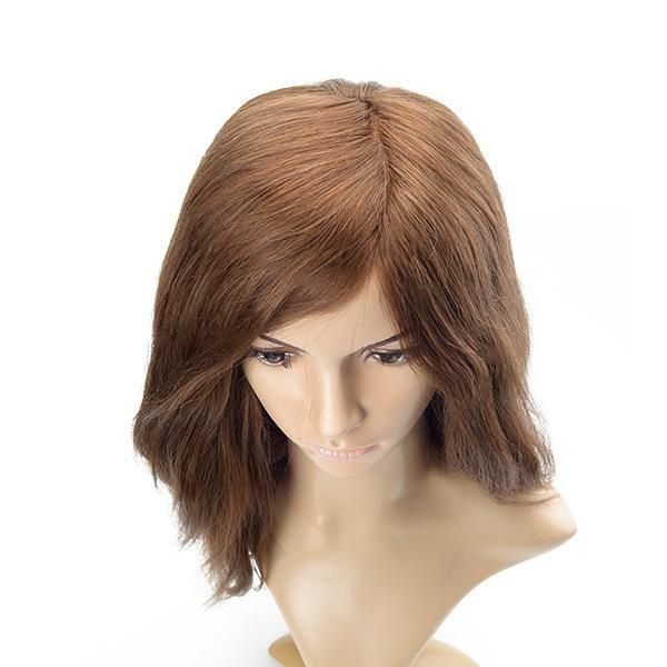 Lace Base with Anti Slip Silicon PU Perimeter Human Hair Wig for Women