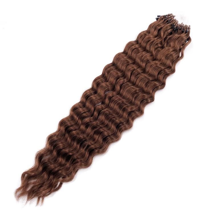 Wholesale Price Micro Links Remy Virgin Human Hair Kinky Curly Hair Extension