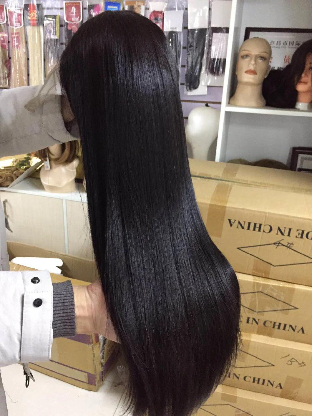 Long Hair Transparent Lace Peruvian Lace Frontal Wigs
