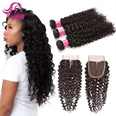 Top Grade Unprocessed Brazilian Virgin Hair Bundles Kinky Curly