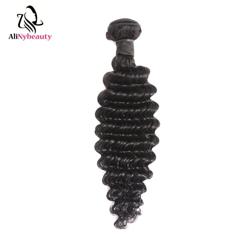 AliNybeauty Deep Wave Brazilian Virgin Remy Hair Extension