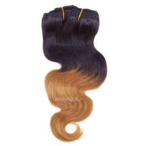 Brazilian Body Wave T1b/27 Clip-in 100% Human Hair