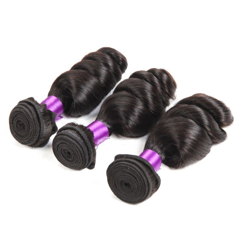Kbeth Wholesale Loose Wave 100% Human Hair Weave Brazilian Bundle Hair Weaving 2021 Fashion Sexy Ladies Weft for Black Ladies