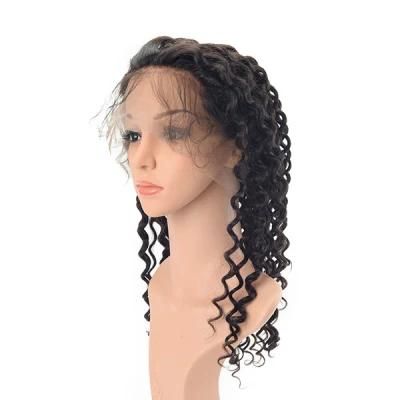 Deep Wave Lace Front Ladies High Quality Black Women Hair Systems