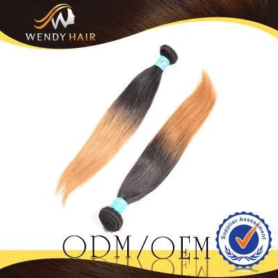 Temple Raw Two-Tone Indian Remy Hair Weave