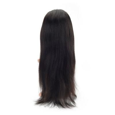 360 Lace and Machine Weft Base Stock Women&rsquor; S Natural and Straight Hairpiece