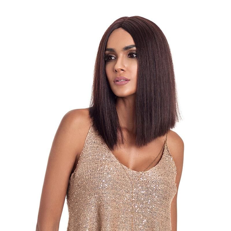 Medium Length Silky Straight Lace Front Wholesale Human Hair Wigs