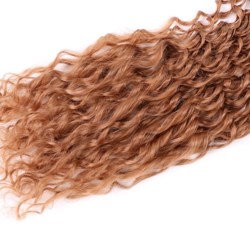 24" Afro Kinky Curly Loose Silky Wavy Crochet Braiding Hair Extension