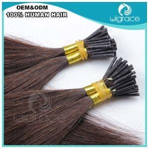 Best Quality Unprocessed Brazilian Remy Hair Italian Keratin I Tip Hair Extension