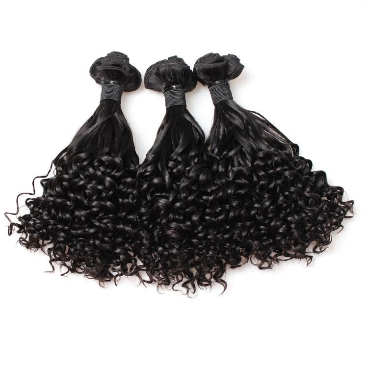 Double Drawn Funmi Human Hair Bouncy Curly Bundle Human Hair Extension