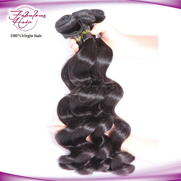 Factory Wholesale Virgin Indian Human Hair Weave