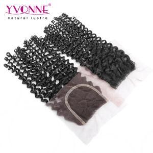 Yvonne Wholesale Brazilian Human Hair Free Part Lace Closure Malaysian Curl