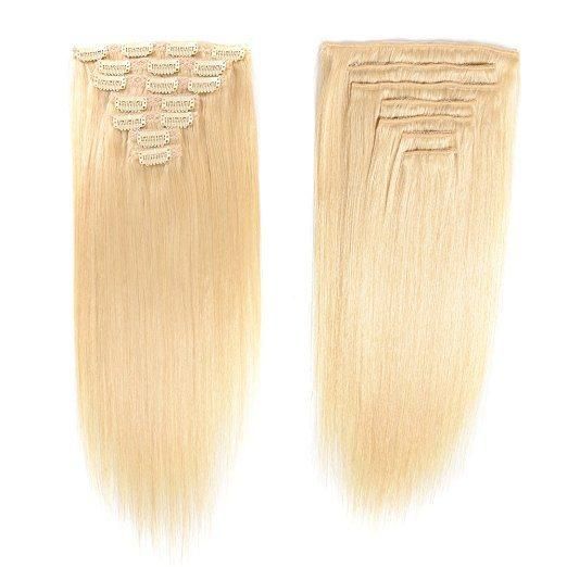 Aviva Brazilian Hair Extension Clip in Human Hair Extension 20inch 7PCS for Full Head (AV-CHL07-20-613)