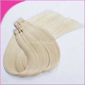 Cuticle Aligned Human Hair Invisible Tape High Quality Straight Tape Hair Extension